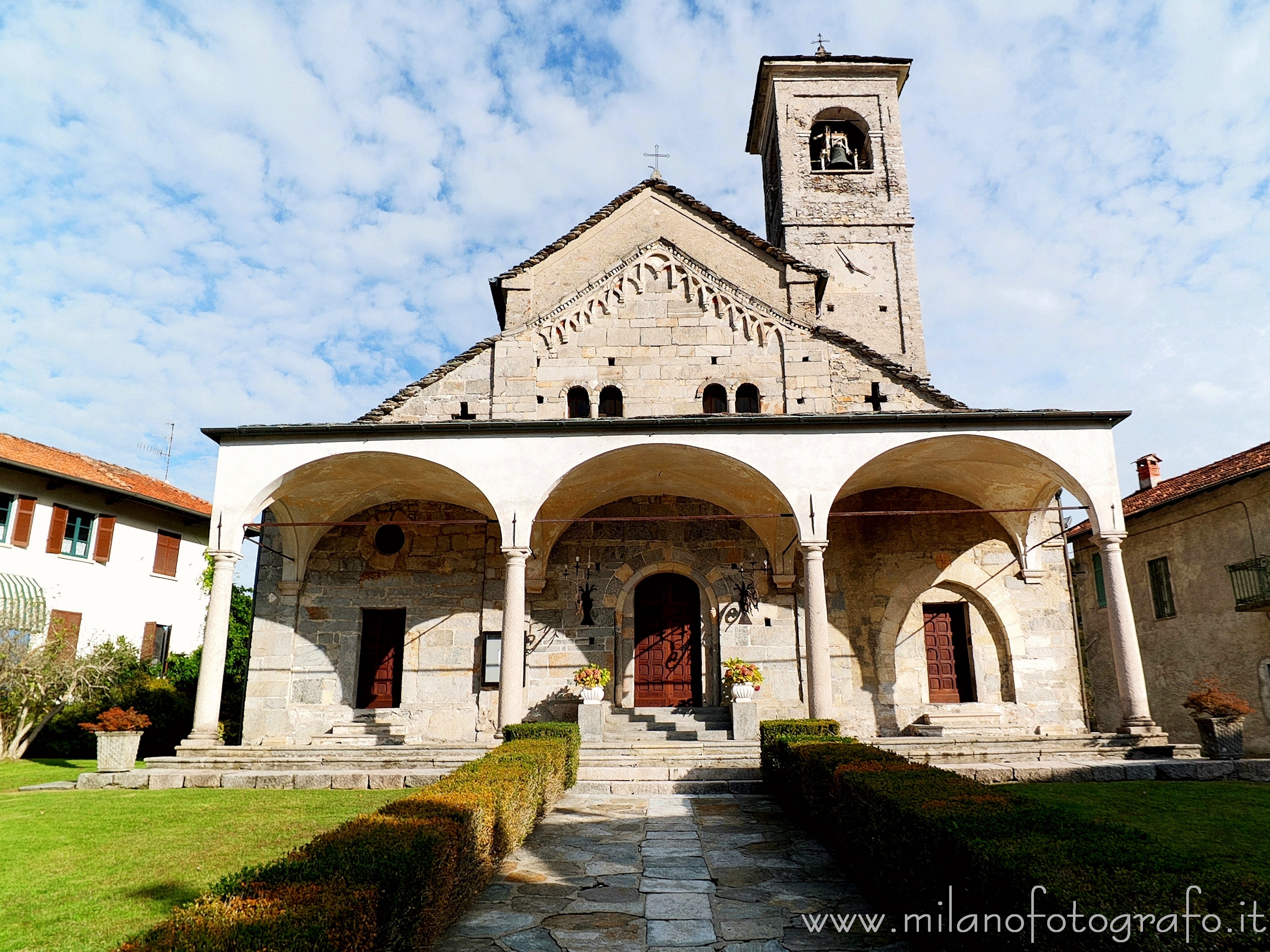 Brovello-Carpugnino (Verbano-Cusio-Ossola, Italy) - Facade of the Church of San Donato